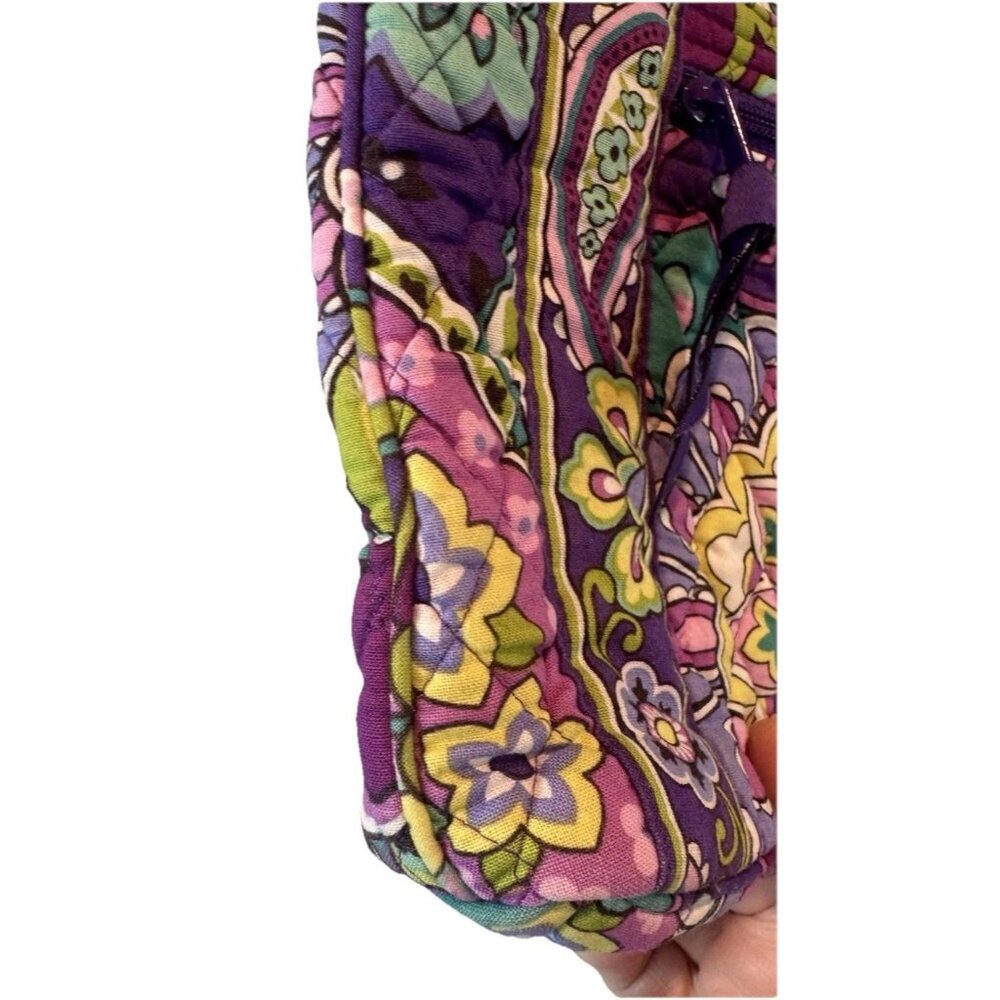 Vera Bradley‎ Retired Heather Paisley Hipster Crossbody Purse Classic Travel - Picture 6 of 16